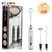 Handheld Milk Coffee Frother Beater Wireless Blender Mixer Foam Maker USB Charge