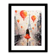 Modern Girl Legs Tower Art Framed print Art Poster