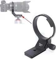 iShoot Lens Tripod Mount Ring for Sigma 40mm f/1.4 DG HSM Art Lens, CNC Machined Aviation Aluminum Lens Collar Support Bracket Holder, Bottom is ARCA-SWISS Fit Quick Release Plate for Tripod Ball Head