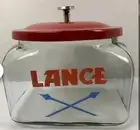 Lance Counter Jar with Lid Country Store Display Cookie Jar Candy Jar Kitchen