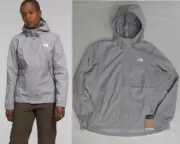 NWT THE NORTH FACE Women’s Antora Hooded Jacket Waterproof Windproof 2X Grey
