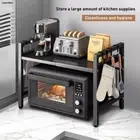 Multi-function Kitchen Storage Racks Retractable Seasoning Organizer Tabletop