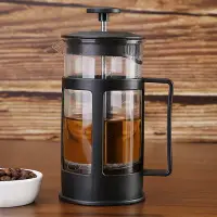 在飛比找Yahoo!奇摩拍賣優惠-不銹鋼過濾網沖茶器 手沖咖啡壺法壓壺 塑料耐熱高硼硅法式濾壓