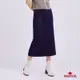 BRAPPERS 女款 環保再生棉系列-彈性八分裙-深藍