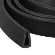 9/32"x 7/16"x 6.6ft Rubber U Channel Edge Trim Flat Type Fit for 3.5-4mm Edge