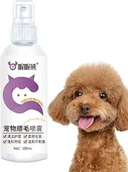 Cat Detangler Spray 100ml Deodorizing Dematting Spray for Cats Anti-Static Long Lasting Dog Hair Detangler, Fragrant Dematting