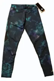 NWT ADIDAS CLIMALITE GIRLS TIGHTS BELIEVE THIS STRETCH GREEN KIDS SIZE S