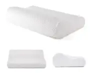 Tektrum Cervical Memory Foam Pillow, Contour Pillow for Neck Shoulder Pain (001)