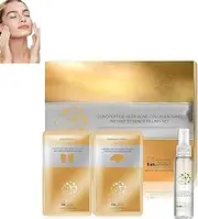 Instant Skin Essence Collagen Set, Spiral Peptide Deer Bone Collagen Essence Kit, Which Provides Long-Lasting Moisturizing and Firming Elasticity to the Skin with Silky-Smooth Texture (1set)