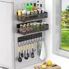 Magnetic Spice Rack，3 Pack Spice Rack Wall Mounted，Moveable Spice Rack Organiser