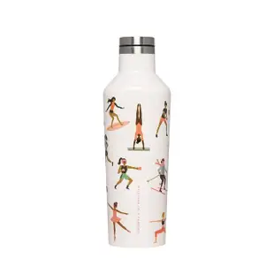 【CORKCICLE 酷仕客】Riflepaper設計師聯名系列三層真空易口瓶/保溫杯470ml(運動女孩)(保溫瓶)