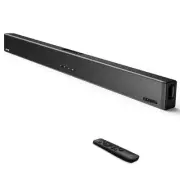 Sound Bars for TV, 4 Speakers TV Sound Bar, Deep Bass, Bluetooth 5.0 Compact ...