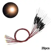 Simplified Wiring Solution Set of 20 Pre Wired Golden White LEDs Available