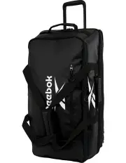 [Reebok] All Star Large Leather Film Soft Shell Suitcase 72cm in Black