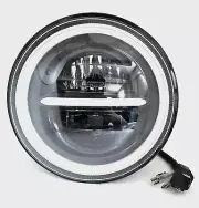 New 7'' LED Headlight For Royal Enfield Mahindra Thar & Harley Davidson