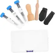 PLAFOPE DIY Needle Felting Kit 30 Inches Felting Needles Craft Tools for Embroidery Accessories Needlework Supplies
