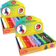Pepy Plastilina Reusable and Non-Drying Modeling Clay Gift Set; Set of 48 Bars,