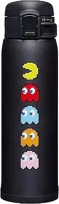 ZOJIRUSHI SM-SHE48PABA Stainless Steel Mug, 1 Count (Pack of 1), PAC-Man Black