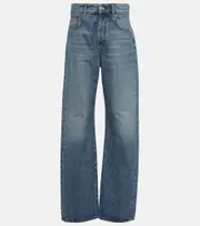[Sportmax] Sportmax Fido high-rise wide-leg jeans 31 blue