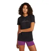Icebreaker Women's Merino 150 Tech Lite T-shirt Sparkling Stars - Black