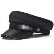 Women Tweed-Plaid-Newsboy Fiddler Cap Classic Cabbie-Berets Hat Winter Fashio...