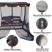 Swing Chair Mesh Net Swing Seat Top Cover for Outdoor Patio Seater