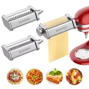 Pasta Attachment for KitchenAid Mixer, Includes Pasta Sheet Roller, Spaghetti...