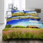 Pink Bud Grass 3D Printing Duvet Quilt Doona Covers Pillow Case Bedding Sets