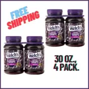 Welch's Concord Grapes Delicious Jelly (30 oz., 4 pk.) Free Shipping