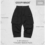 （已售出）GOOPI E.4TH “T-DOUBLE” BALLOON PANTS - BLACK