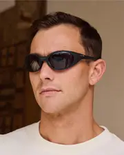 [Oakley] Oakley Men's Eye Jacket Redux Sunglasses in Matte Black/Prizm Grey One Size Matte Black/Prizm Grey