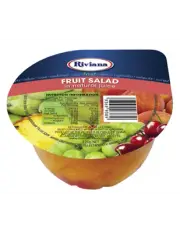 Riviana Fruit Salad Diced Cups In Natural Juice 120gr x 12 Tray