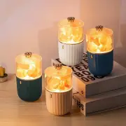 Anyhouz Table Lamp White Luxury Wireless Essential Oil Diffuser with Himalayan Aromatherapy Stone