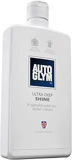 Autoglym Ultra Deep Shine, 500mL - Specially Designed Car Polish Made Especially for Dark Coloured Cars, Leave Your Paintwork with a Smooth Even Gloss and Enriched Colour