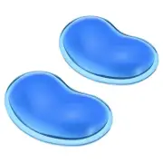 Gel Mouse Wrist Rest, 2 Pack Mouse Wrist Support Ergonomic Mouse Pad, Blue