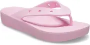 Crocs Women's Platform Flip Flop Sandal Flamingo US 8 EU 38-39
