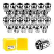 26PCS ER32 Spring Collet Set for CNC Engraving Machine & Milling Lathe Tool W...