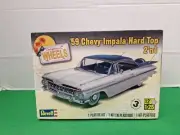 Revell California Wheels 59' Chevy Impala Hard Top 2'n1 Factory Sealed Kit