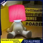 AU Sitting Unique Pleats Reading Lighting USB Rechargeable LED Home Decoration