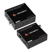 Analog & Digital Audio Extender Converter Over Single Cat5e/6 (PoC) up to 164...