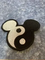 Handmade Yin and Yang Mickey Minnie Mouse iron on