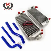 Aluminum Radiator&Blue Silicone Hose for Suzuki RM125 RM 125 2001-2008 2002 2003
