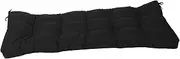 Ipetboom Black Swing Cushions for Outdoor Furniture Bench Cushion Custom Window Seat Cushions Indoor Cotton Sofa Cloth