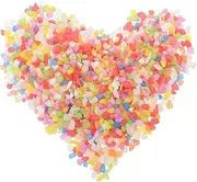 KOMBIUDA Bright Decorative Rocks for Boys and Girls Play Sand Sandbox Indoor Outdoor Pebbles Set Family Activity Toy