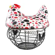 Snack Dispenser Wire Basket Storage Egg Organizer Decorative
