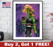 Midnight Eye Goku Poster 18" x 24" Print Retro 80s Anime Wall Art 1