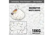 18kg Small White Gravel Pebble Lanscaping Garden Decor Stone Aquarium Fish Tank