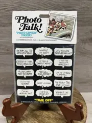 Vtg 1985 Photo Talk Peel Stick Word Balloons Bubbles Adhesive Removable Stickers