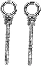 CANIGHT Stainless Steel Eye Bolts s Hook Bolt Ring Screw Bolt Screw for Marine Outdoor x 60mm 2 Pack