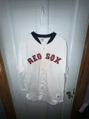 Vintage Boston Red Sox Jersey Men’s Size XL Rawlings Cotton Single Stitch 90 NWT